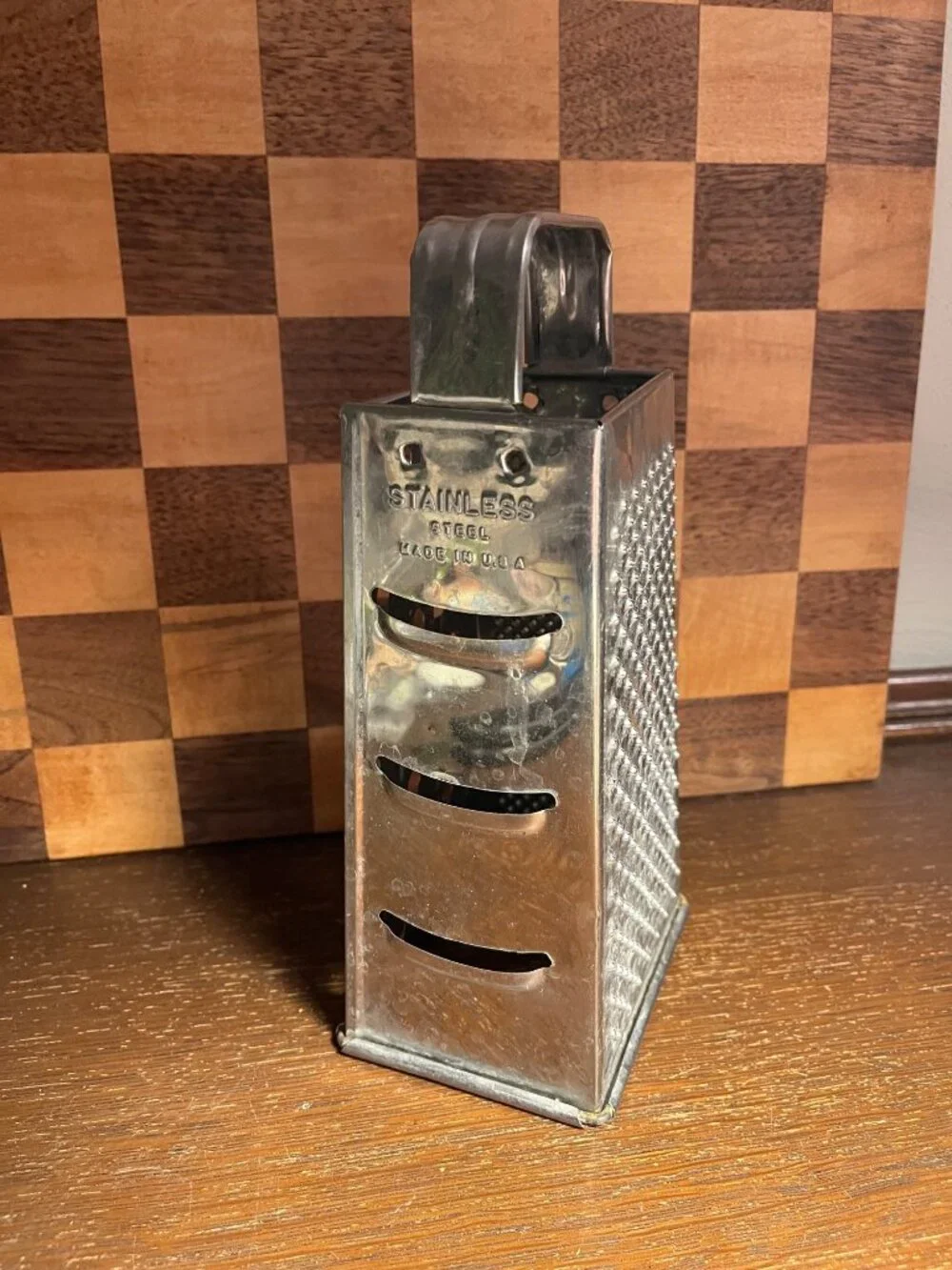 Vintage Stainless Steel USA Box Grater A834